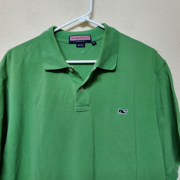 Vineyard Vines Classic Green Polo Shirt.  Size XL - Picture 2 of 4